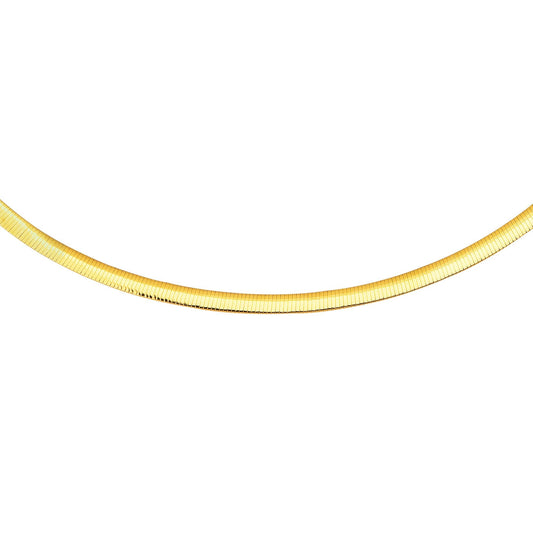 Royal Chain 14K & Silver Reversible Omega Basic Chain RDO4