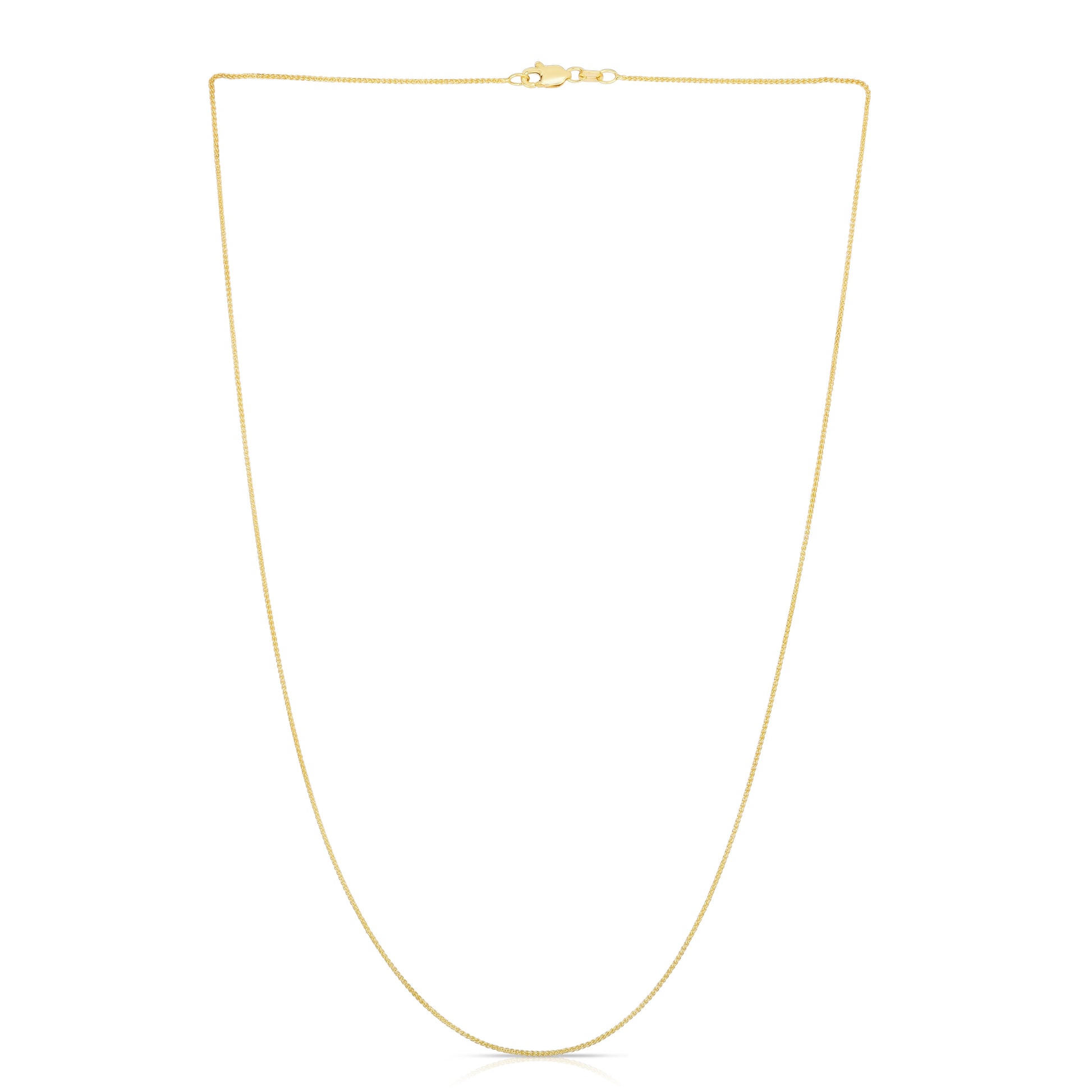 Royal Chain 14K Gold .6mm Round Wheat Chain RW020