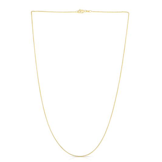 Royal Chain 14K Gold .6mm Round Wheat Chain RW020