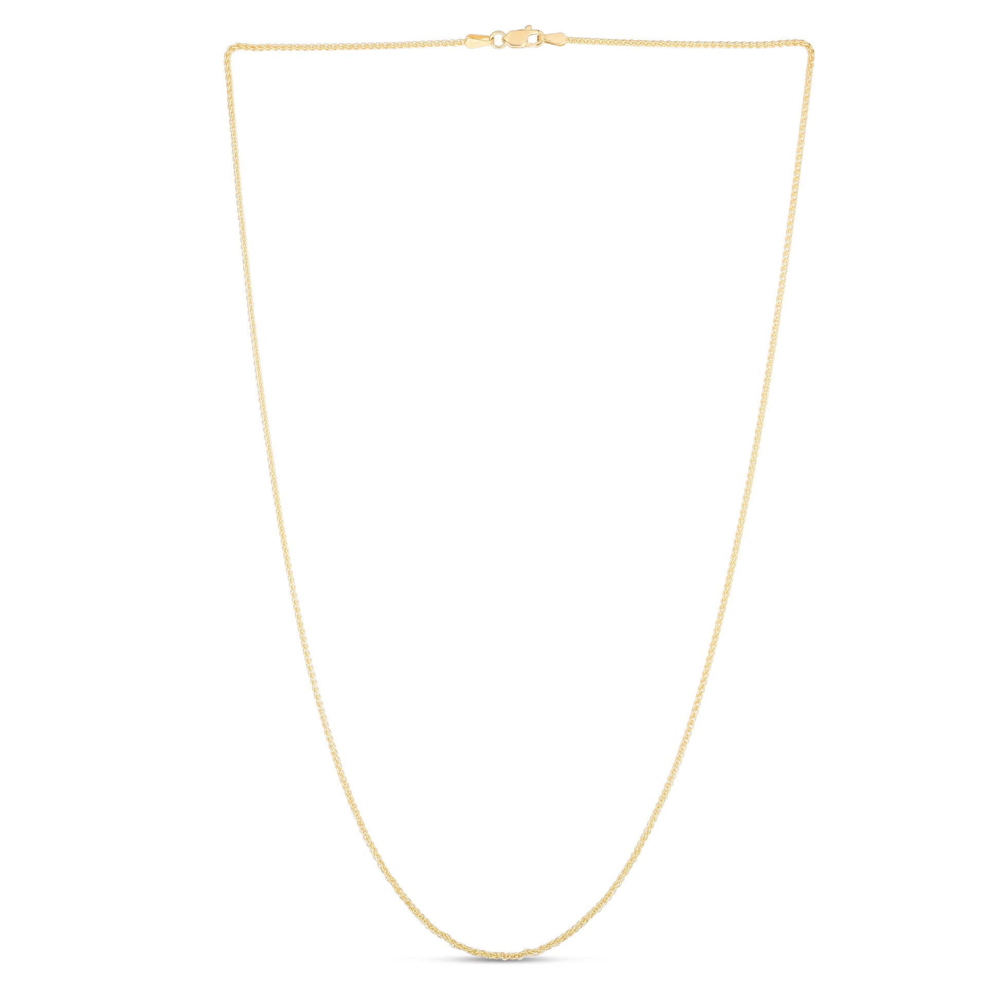 Royal Chain 14K Gold 1.2mm Round Wheat Chain RW030