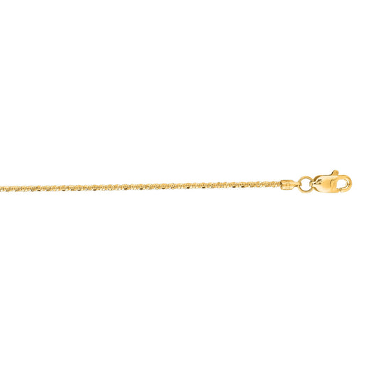 Royal Chain 14K Gold 1.1mm Sparkle Chain SC020