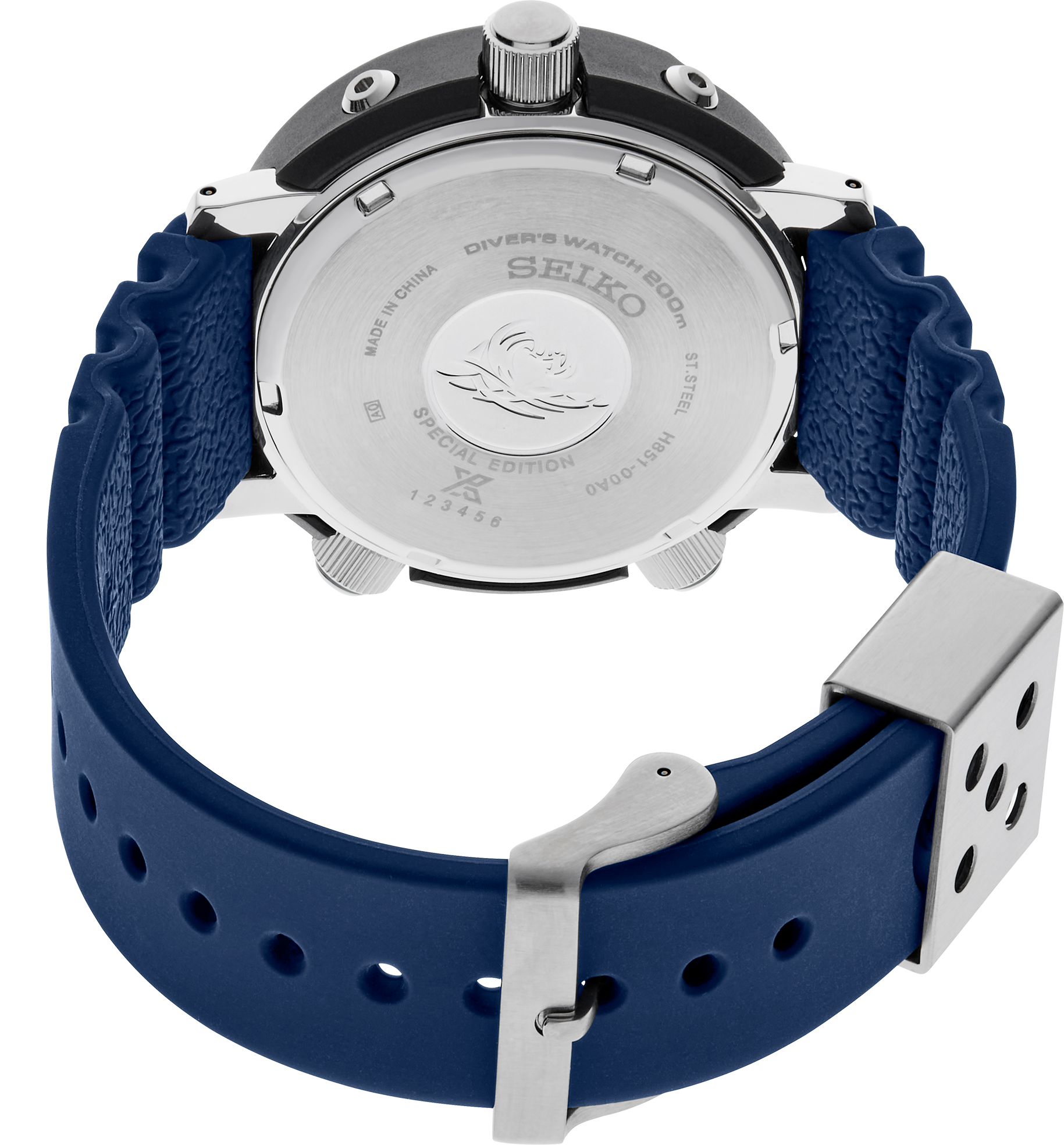 Seiko Prospex Solar Analog-Digital Diver Watch SNJ039