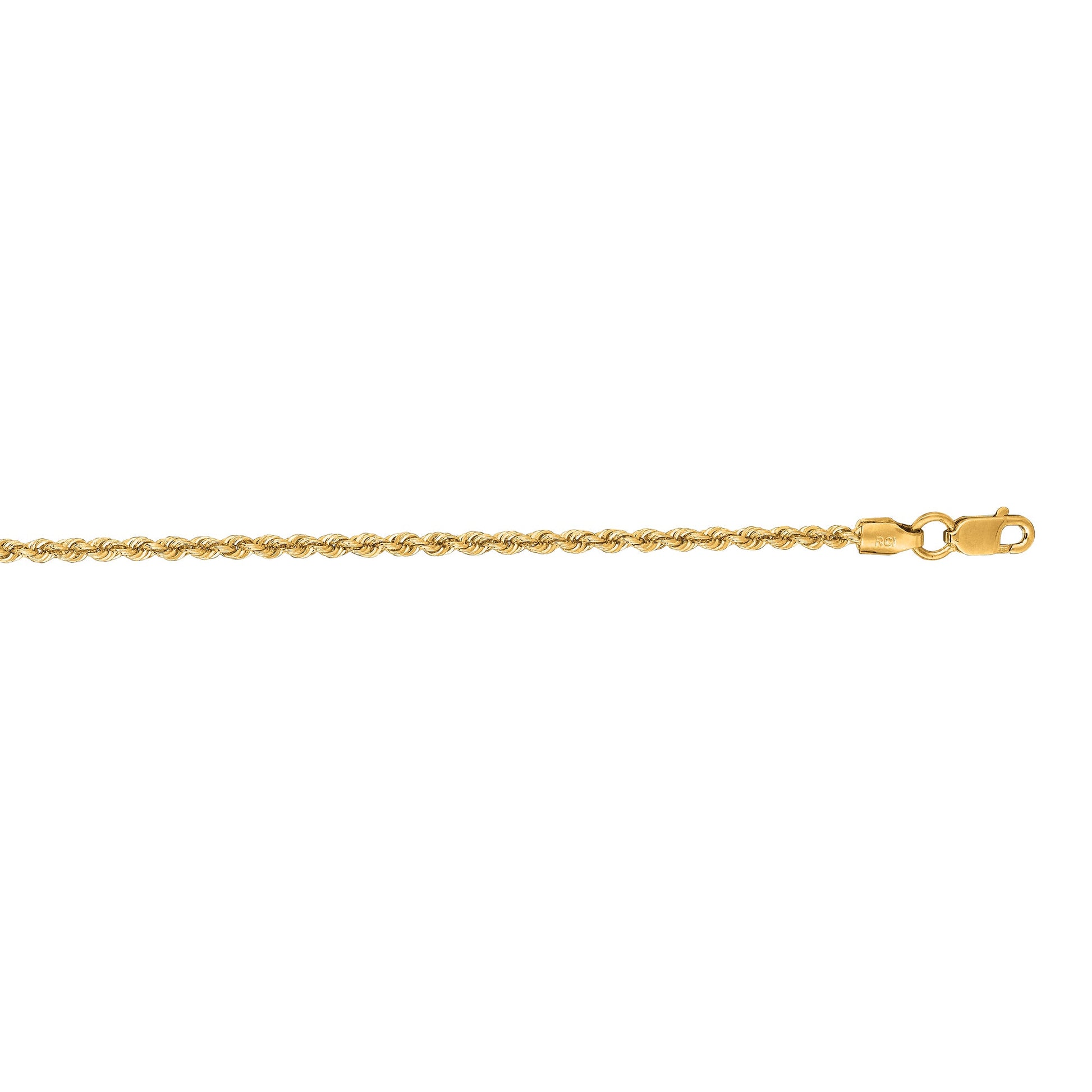 Royal Chain 14K Gold 1.8mm Rope Chain SR014