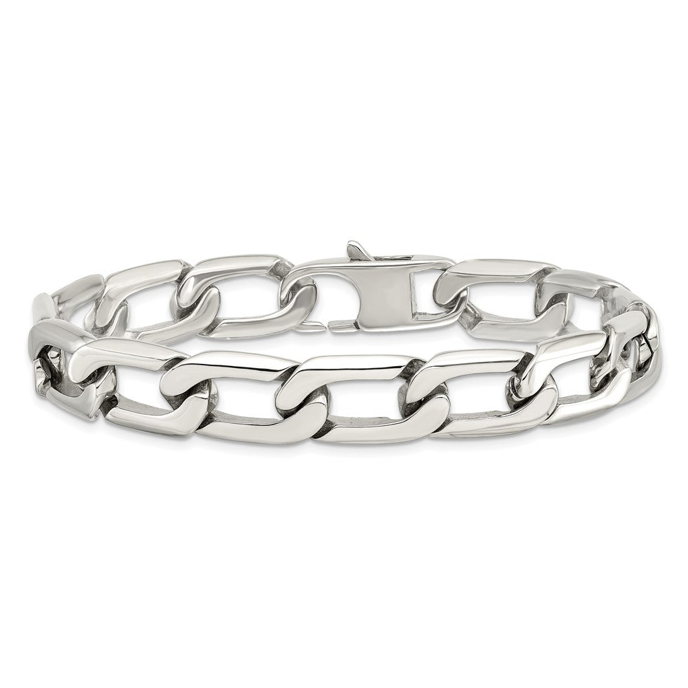 Chisel Stainless Steel Polished 8.5 inch Open Link Bracelet SRB1106-8.5