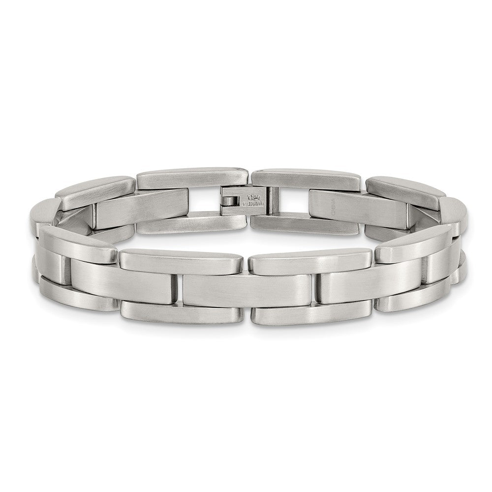 Chisel Stainless Steel Brushed 8 inch Link Bracelet SRB118-8