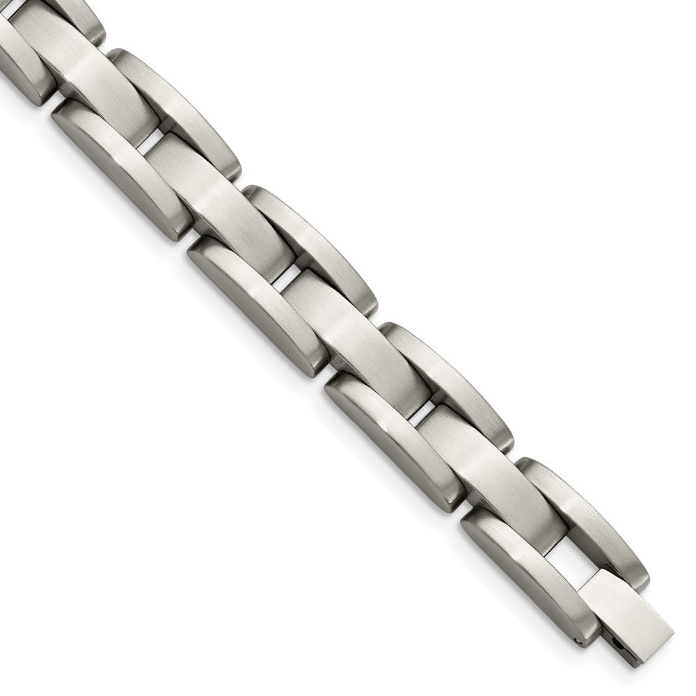 Chisel Stainless Steel Brushed 8 inch Link Bracelet SRB118-8