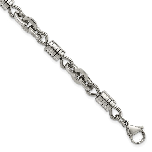 Chisel Stainless Steel Polished 9 inch Bracelet SRB161-9