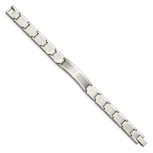Chisel Stainless Steel Brushed and Polished 8.25 inch ID Bracelet SRB1619-9