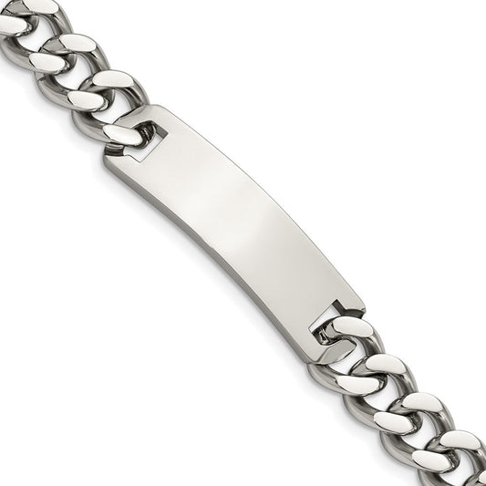 Chisel Stainless Steel Polished Curb Chain 7.75 inch ID Bracelet SRB1791-8