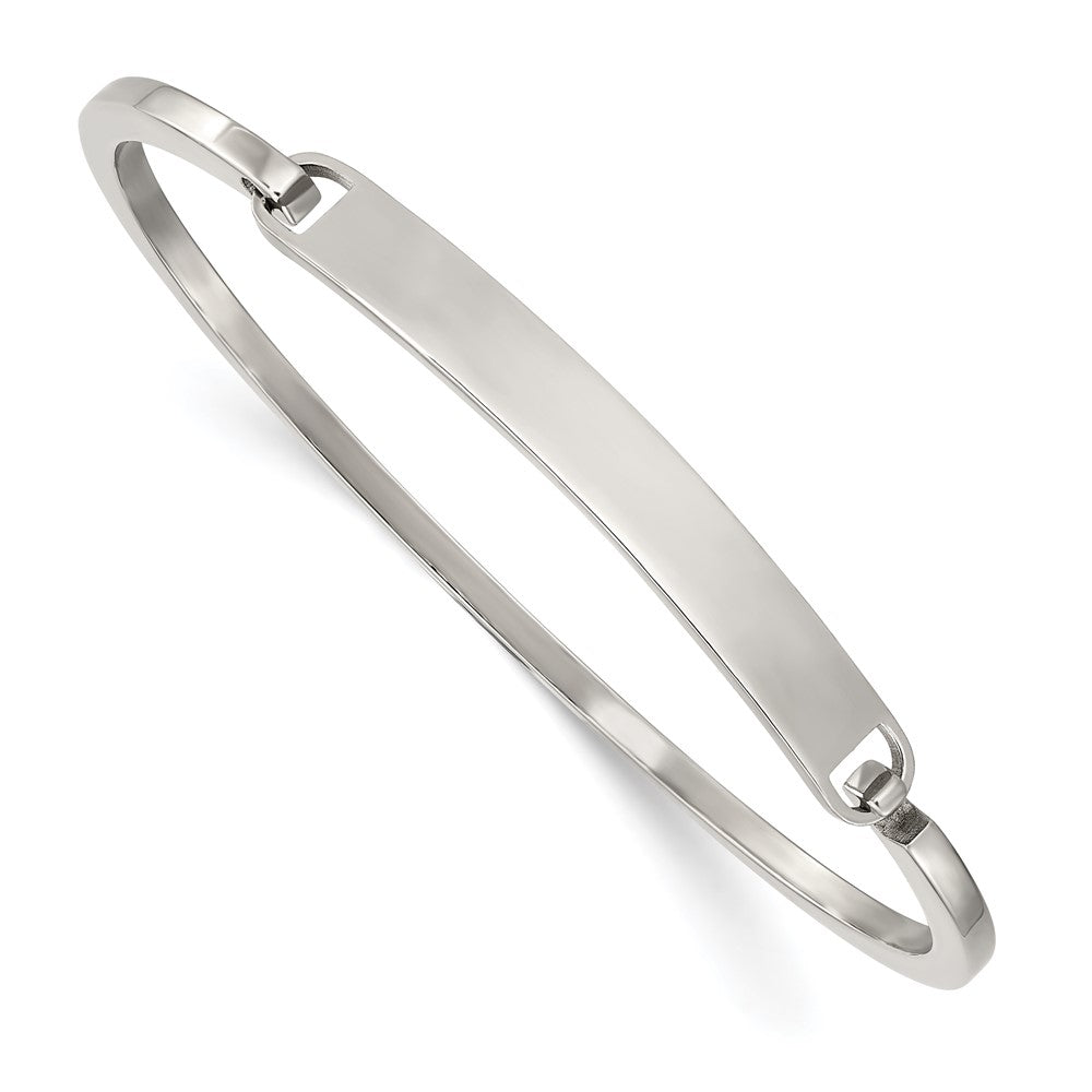 Chisel Stainless Steel Polished 2mm ID Bangle SRB2841