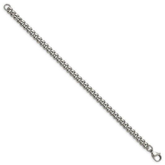 Chisel Stainless Steel Polished 6mm 8.25 inch Curb Bracelet SRB2910-8.25