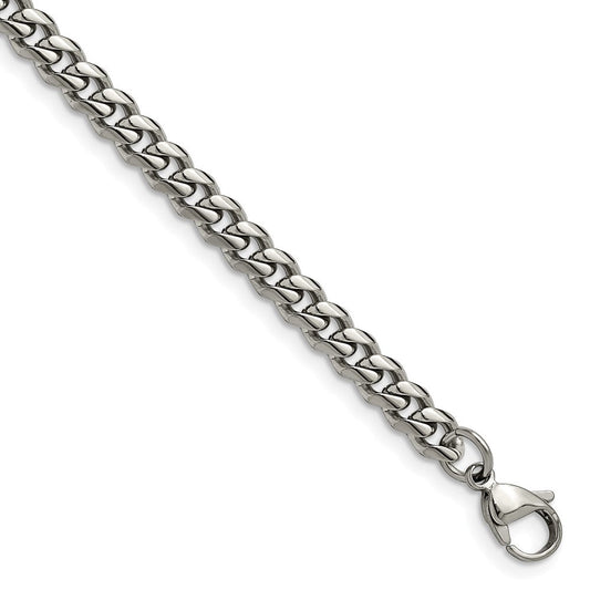 Chisel Stainless Steel Polished 6mm 8.25 inch Curb Bracelet SRB2910-8.25