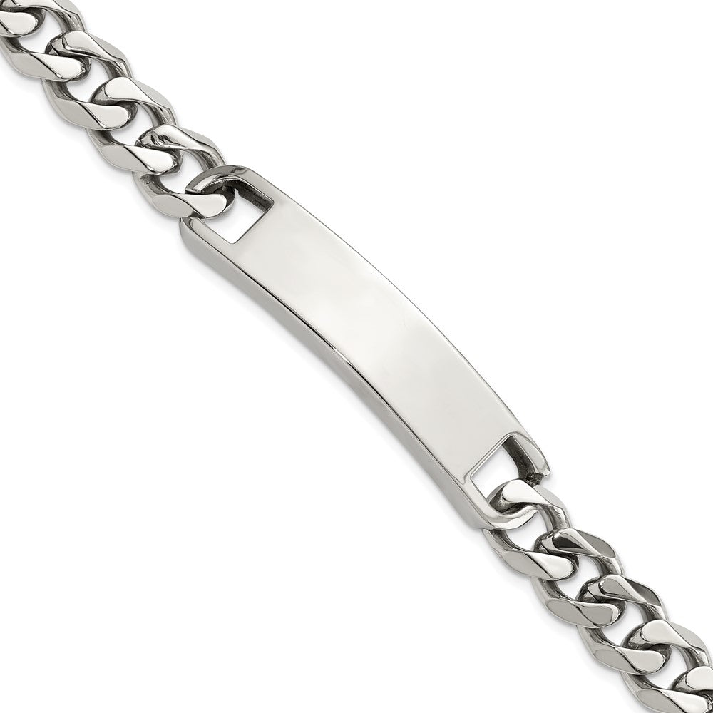 Chisel Stainless Steel Polished Curb Link 8.5 inch ID Bracelet SRB3086-8.5