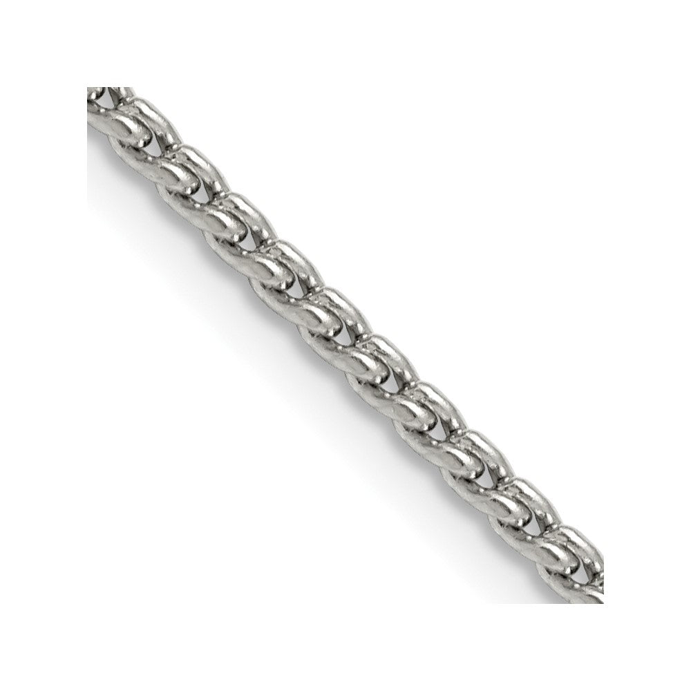 Chisel Stainless Steel Polished 2.5mm 16 inch Fancy Link ChainSRN1618