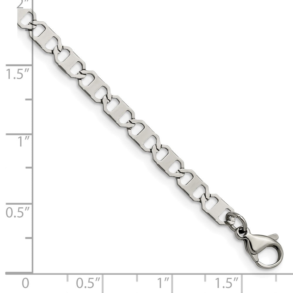 Chisel Stainless Steel Polished 5mm 7.5 inch Anchor Chain SRN1880-7.5