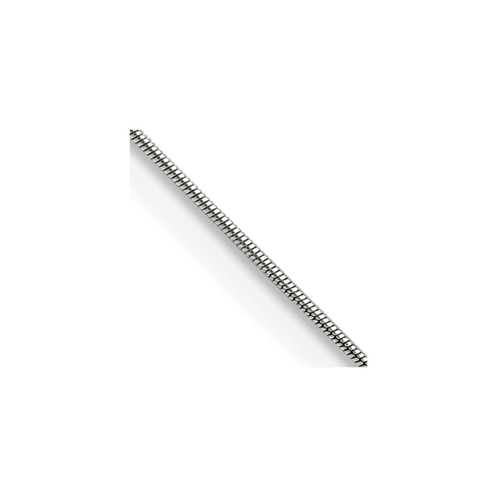 Chisel Stainless Steel Polished .90mm 16 inch Snake ChainSRN2021