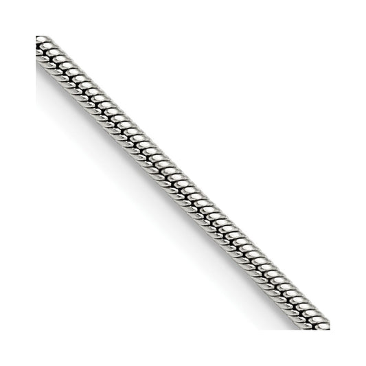 Chisel Stainless Steel Polished 2mm 18 inch Snake ChainSRN217