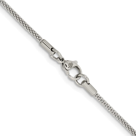 Chisel Stainless Steel Polished 2mm 22 inch Bismark ChainSRN218