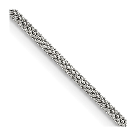 Chisel Stainless Steel Polished 2mm 18 inch Bismark ChainSRN218
