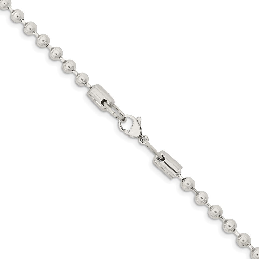 Chisel Stainless Steel Polished 5mm 24 inch Ball Chain SRN224