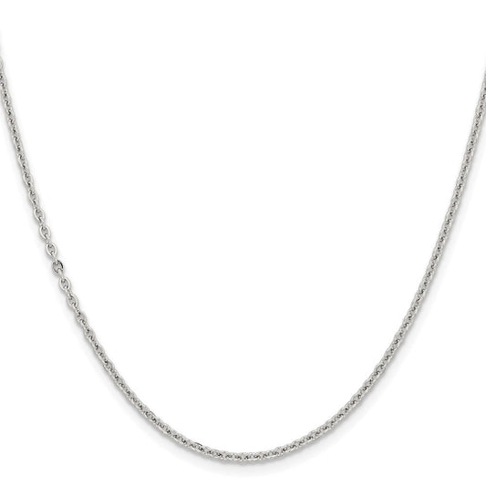 Chisel Stainless Steel Polished 2.3mm 18 inch Cable ChainSRN228