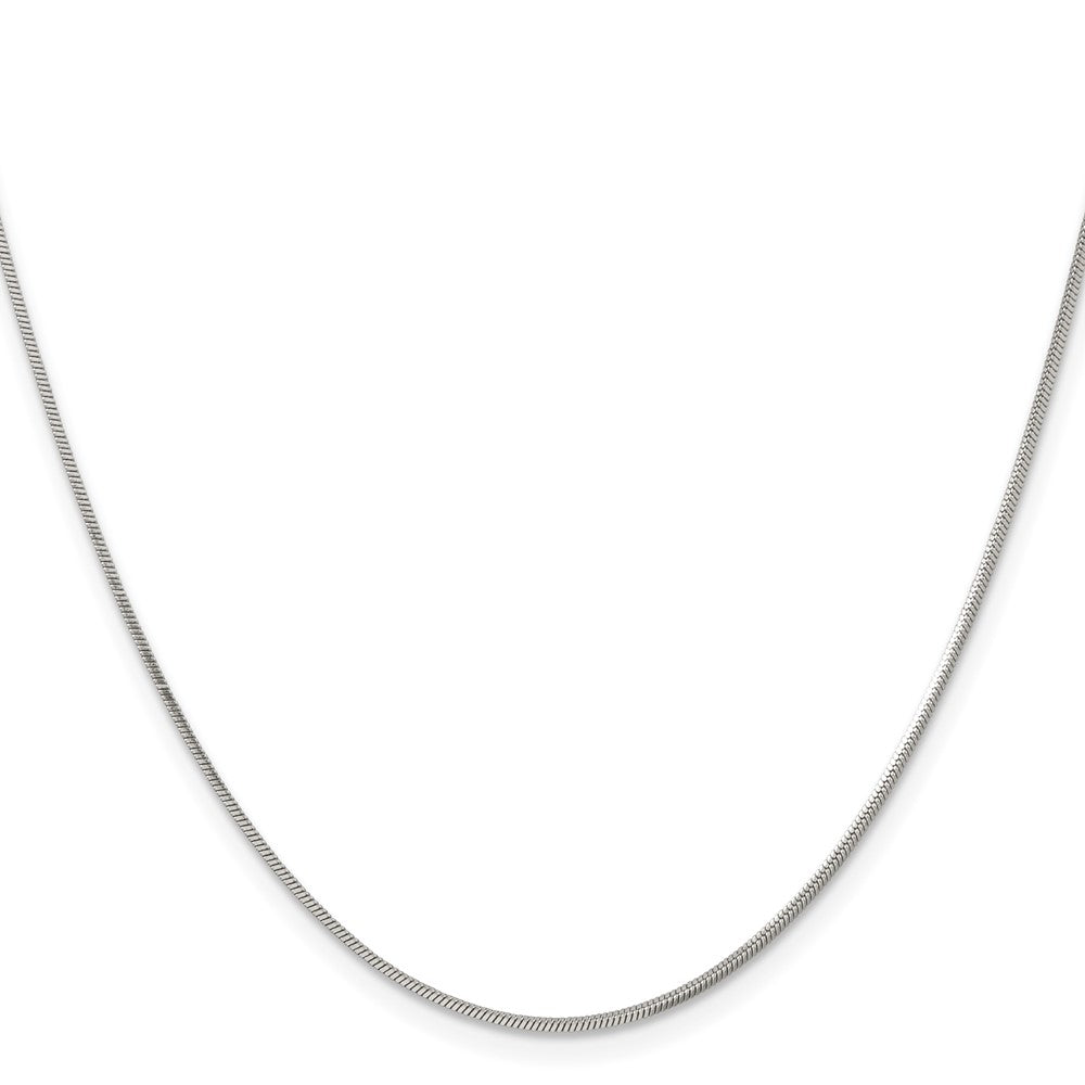 Chisel Stainless Steel Polished 1.2mm Square Snake 20 inch ChainSRN2866