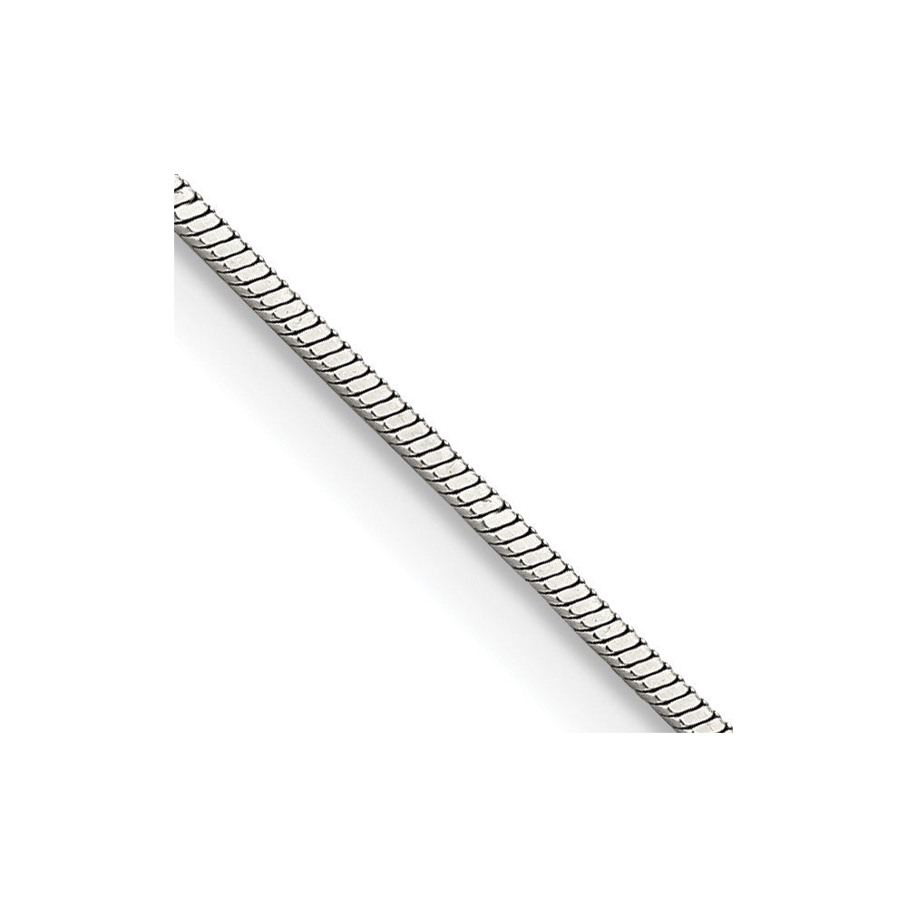 Chisel Stainless Steel Polished 1.5mm Square Snake 18 inch ChainSRN2867