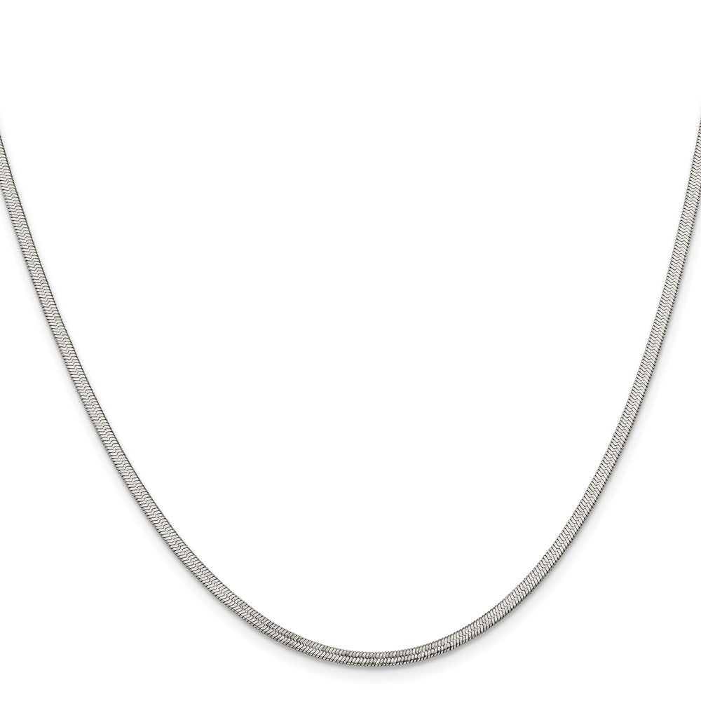 Chisel Stainless Steel Polished 2.3mm 22 inch Herringbone ChainSRN2870