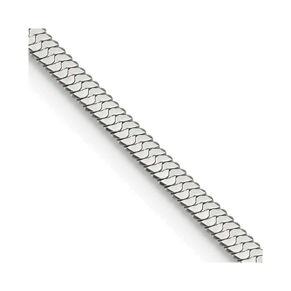 Chisel Stainless Steel Polished 3.4mm 20 inch Herringbone ChainSRN2873