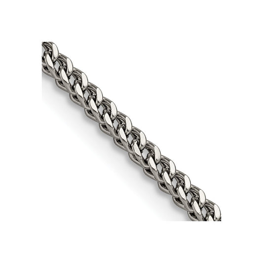 Chisel Stainless Steel Polished 2.5mm 18 inch Franco ChainSRN2896