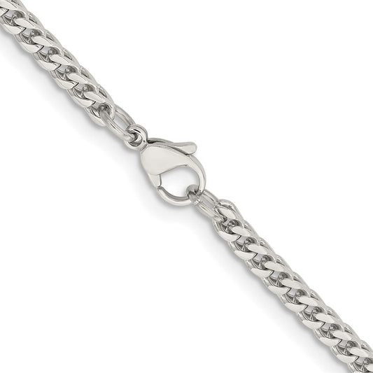 Chisel Stainless Steel Polished 3mm 22 inch Franco ChainSRN2897