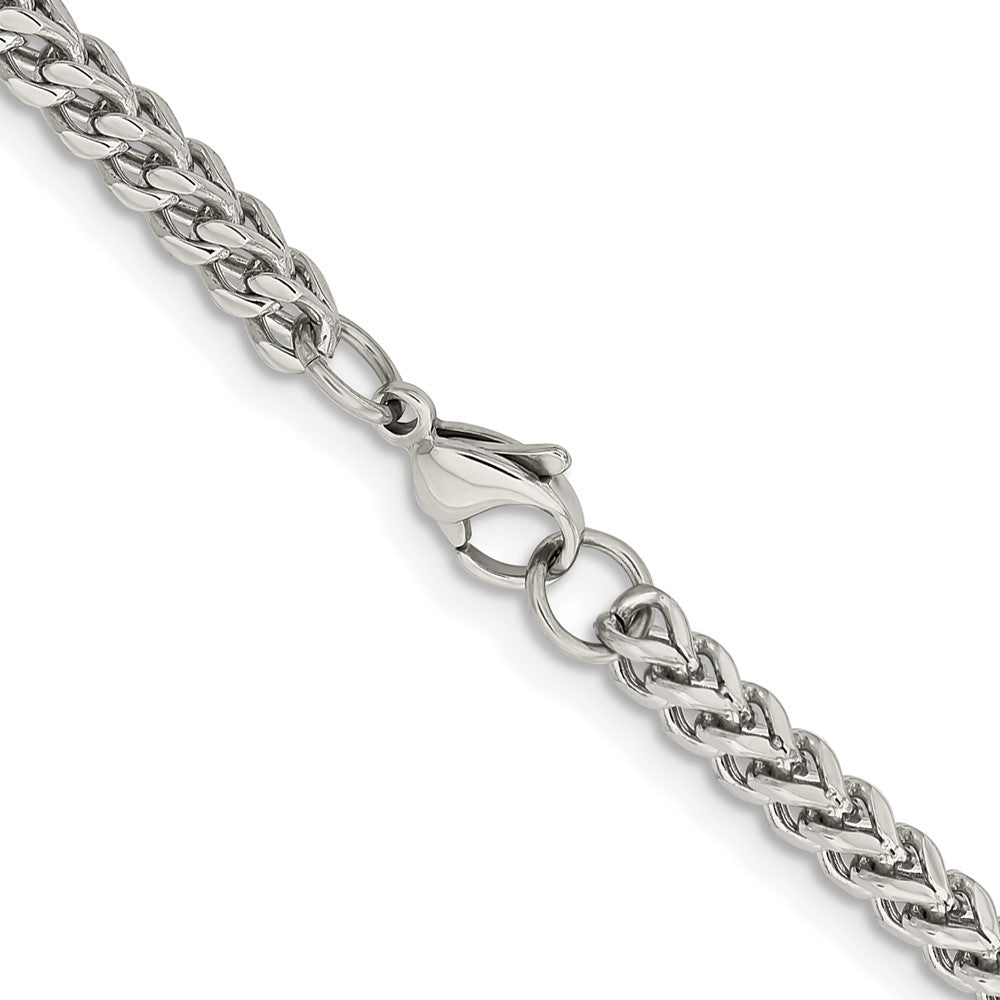 Chisel Stainless Steel Polished 4mm 22 inch Franco ChainSRN2898