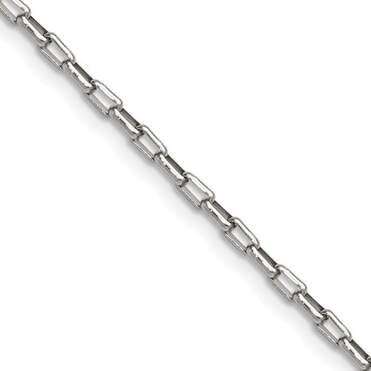 Chisel Stainless Steel Polished 2.2mm 16 inch Fancy Box/Paperclip ChainSRN3399