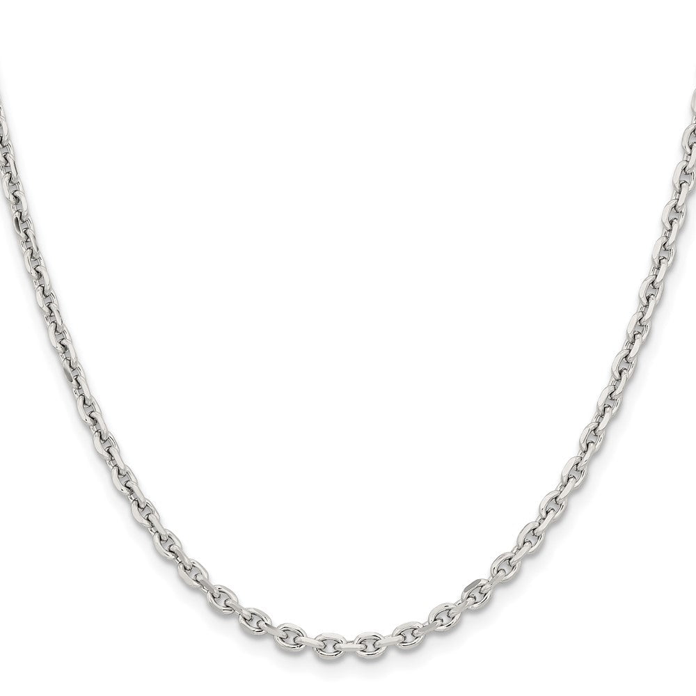 Chisel Stainless Steel Polished 3.4mm 20 inch Cable ChainSRN658