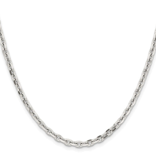 Chisel Stainless Steel Polished 4.3mm 22 inch Cable ChainSRN659