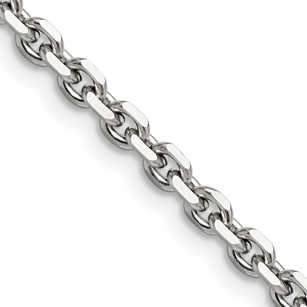 Chisel Stainless Steel Polished 4.3mm 20 inch Cable ChainSRN659