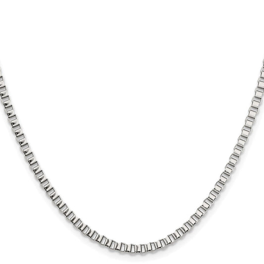 Chisel Stainless Steel Polished 3.2mm 22 inch Box ChainSRN665