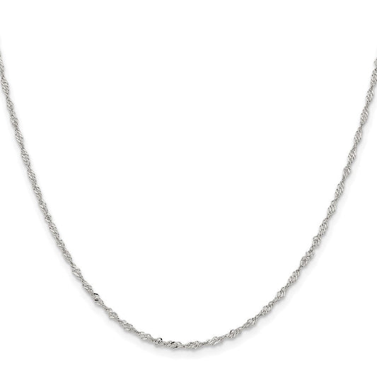 Chisel Stainless Steel Polished 2mm 20 inch Singapore ChainSRN676