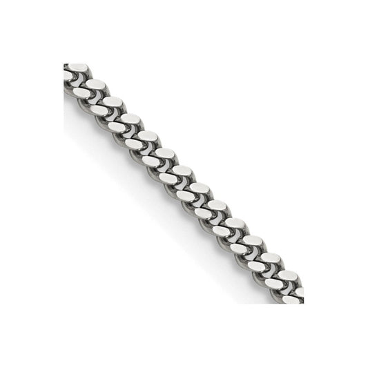 Chisel Stainless Steel Polished 3mm 16 inch Curb ChainSRN688
