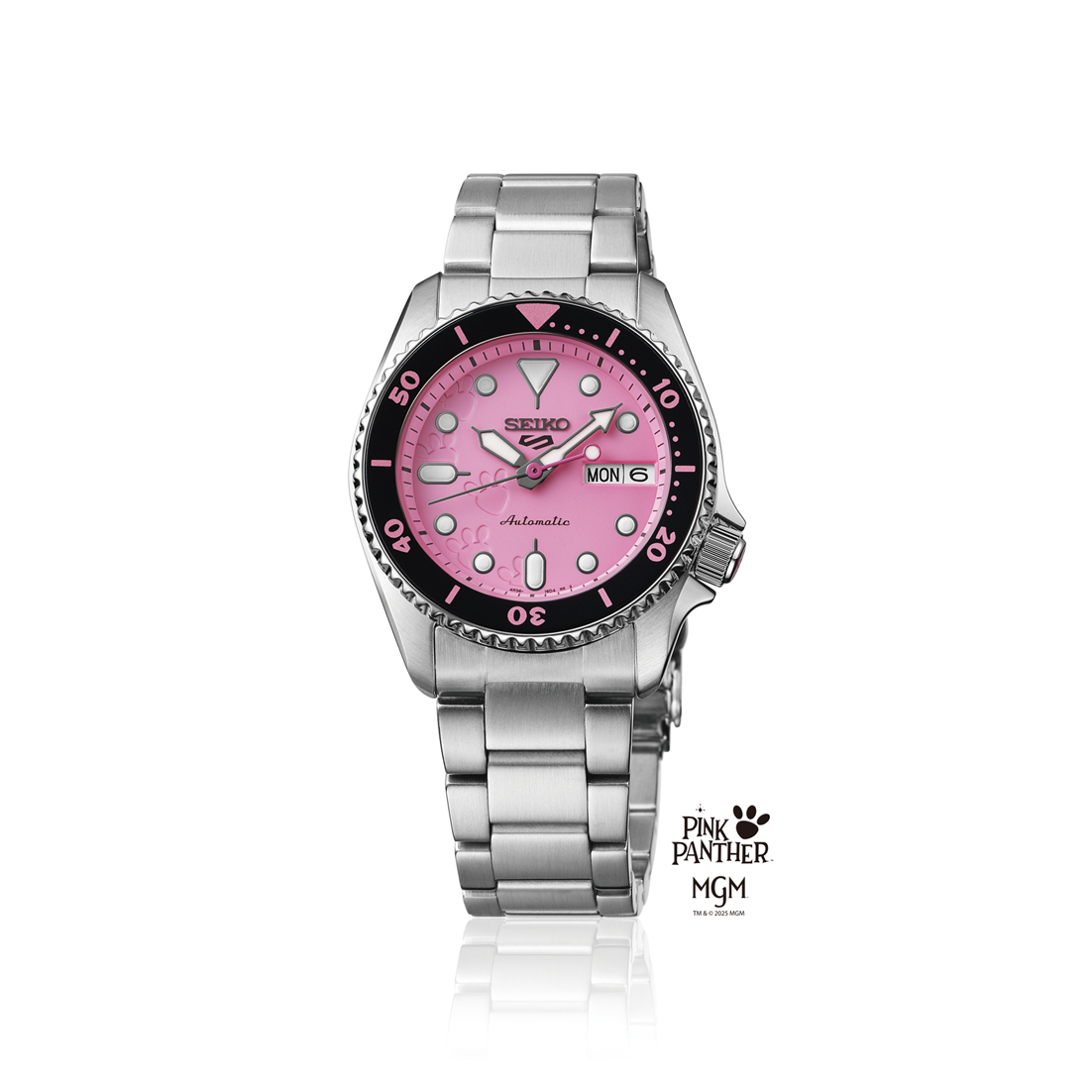 Seiko 5 Sports Pink Panther Limited Edition Watch SRPM07