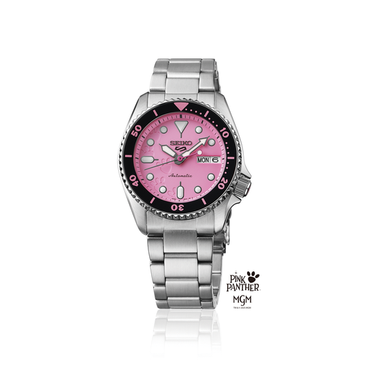Seiko 5 Sports Pink Panther Limited Edition Watch SRPM07