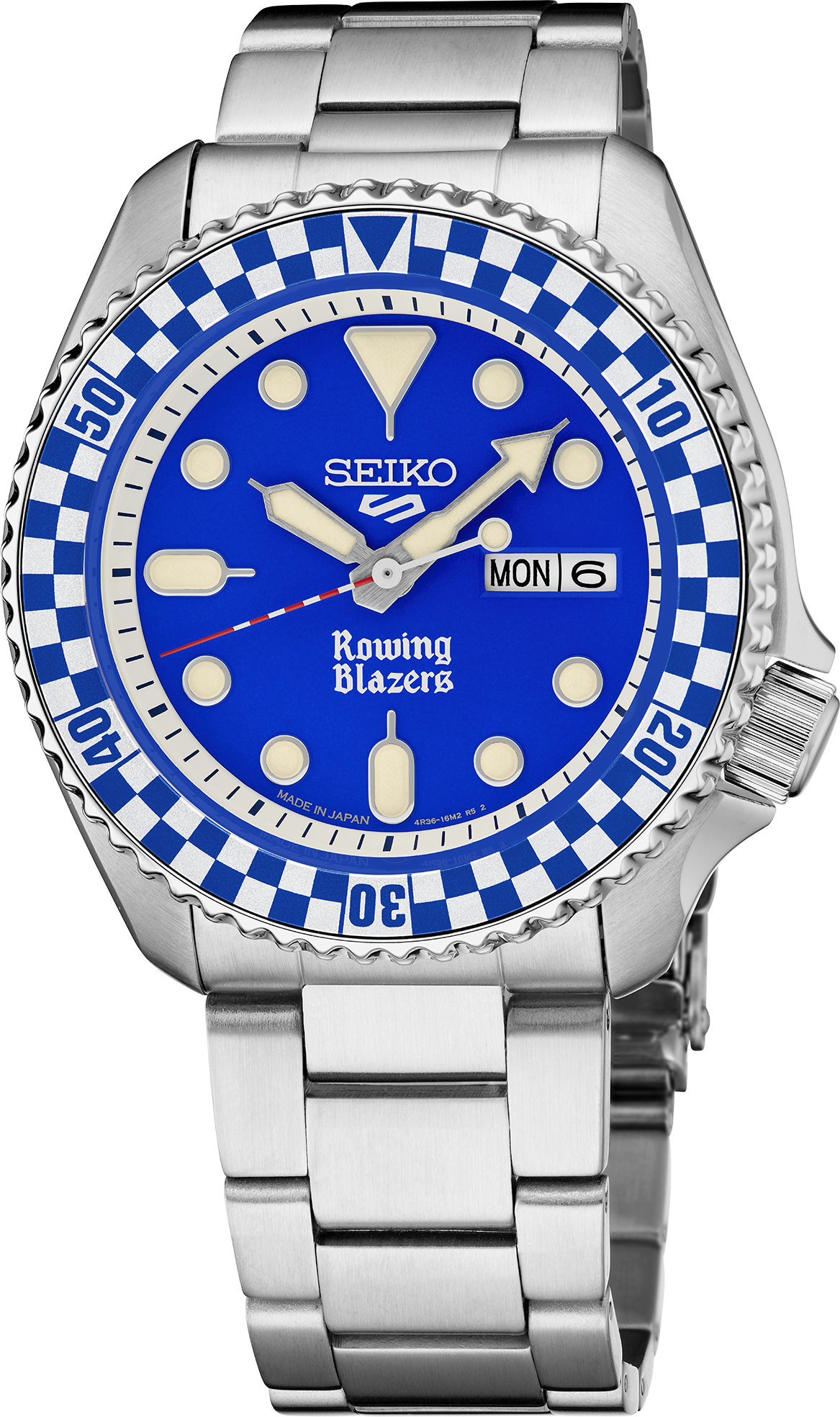 Seiko 5 Sports X Rowing Blazers Limited Edition Watch SRPM19