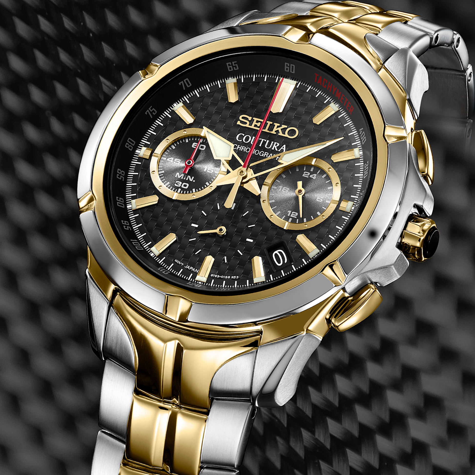 Seiko Coutura Quartz Chronograph Watch SSB434