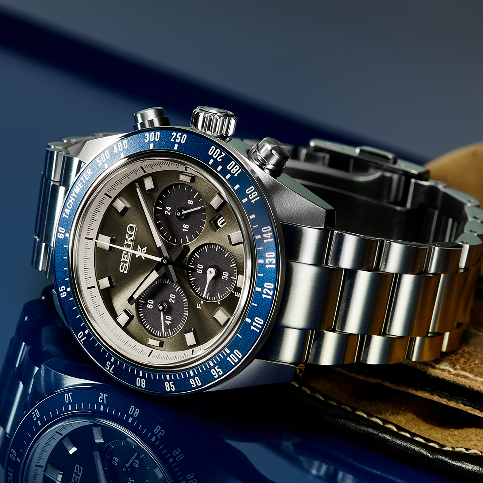 Seiko Speedtimer Solar Chronograph Watch SSC939