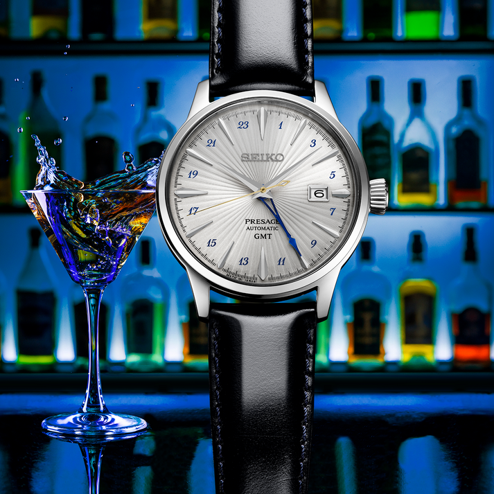 Seiko Presage Cocktail Time GMT Watch SSK049