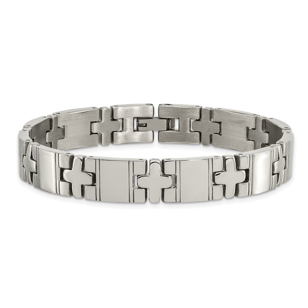 Chisel Titanium Polished 8.25 inch Bracelet TBB104-8.25