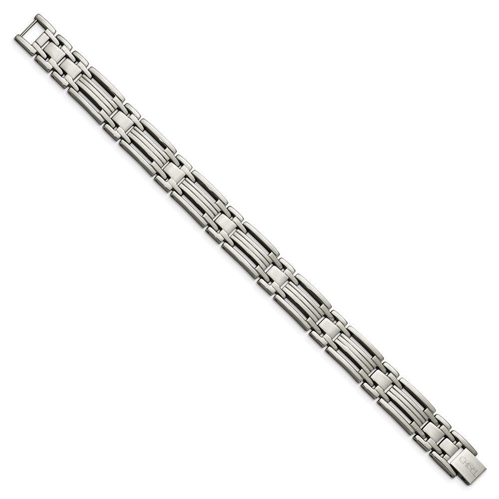 Chisel Titanium Polished 8.5 inch Bracelet TBB115-8.75