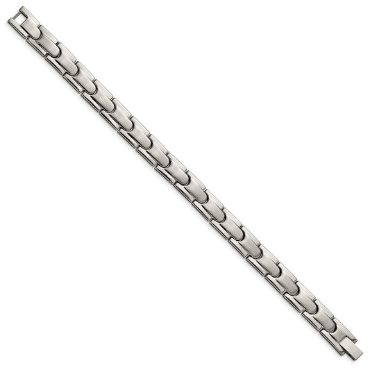 Chisel Titanium Brushed and Polished 8.5 inch Link Bracelet TBB2787-8.5