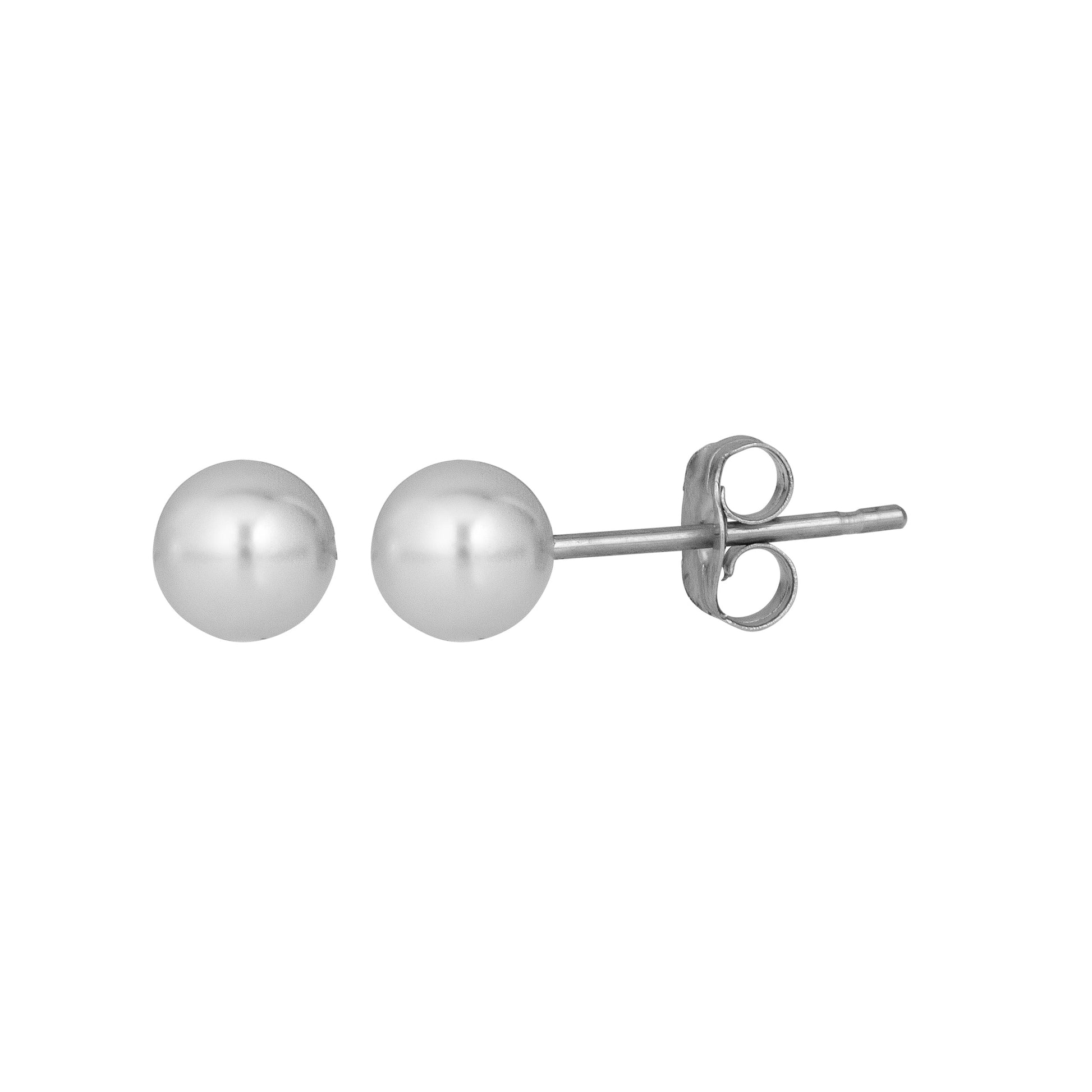Royal Chain 14K Gold Pearl Stud Earring