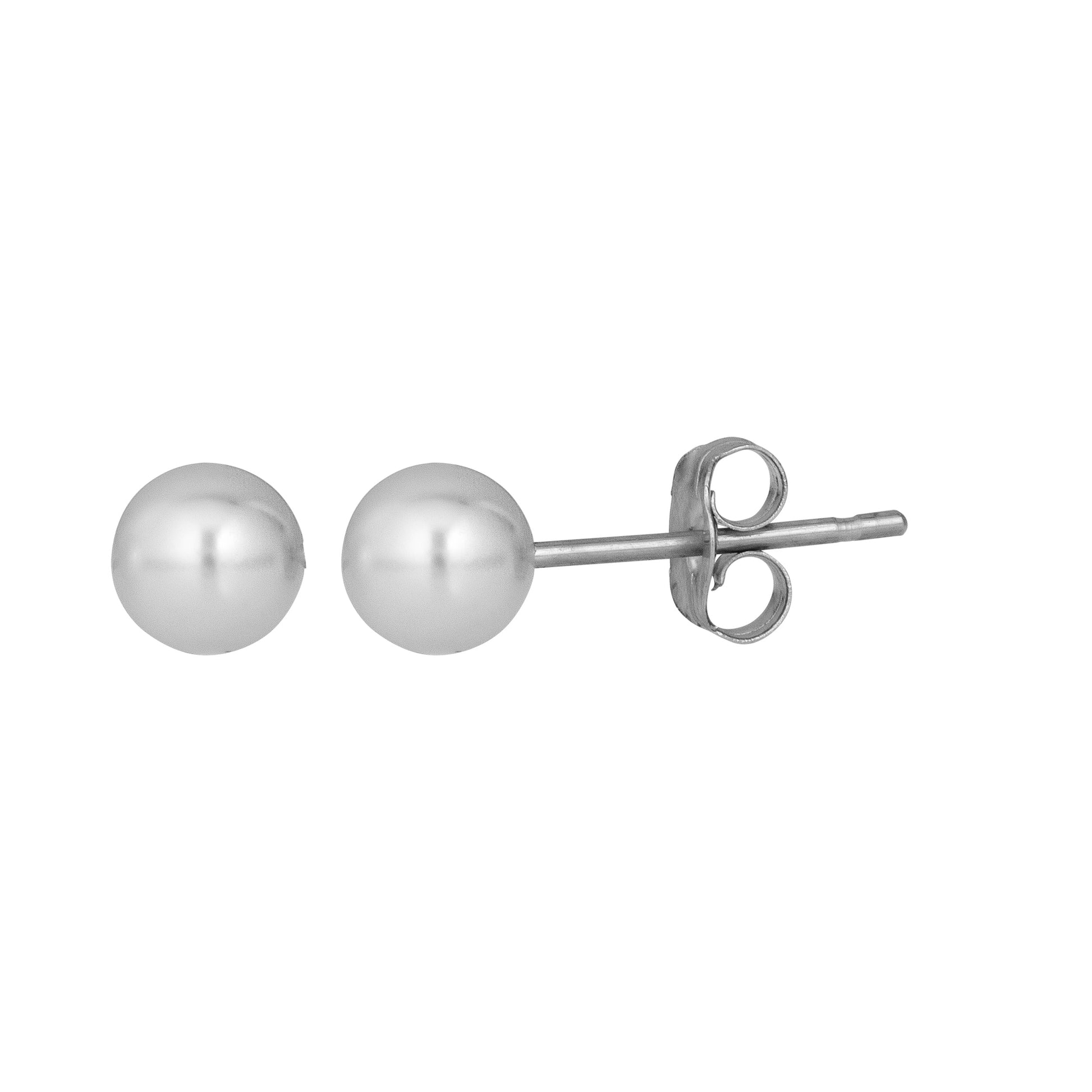 Royal Chain 14K Gold Pearl Stud Earring